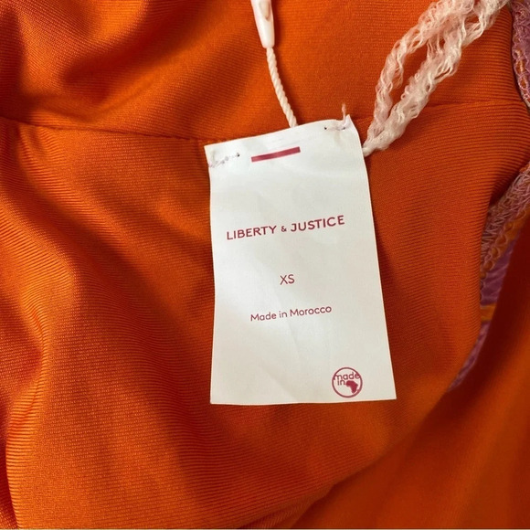 Sz. XS Liberty & Justice Women's Bikini top one shoulder Pullover (L12) - Picture 4 of 5